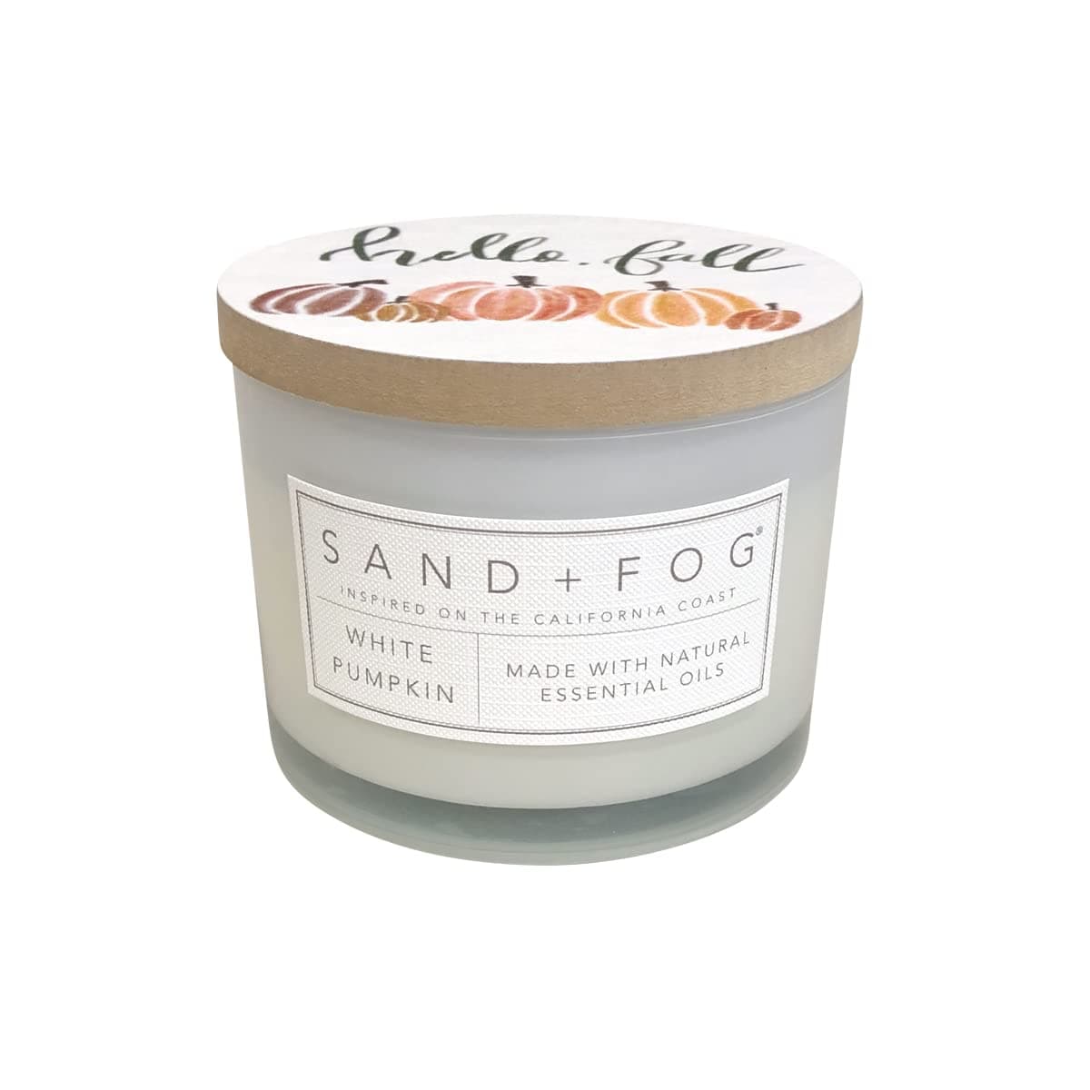 Sand Fog Scented Candle White Pumpkin Additional Scents and Sizes 100 Cotton LeadFree Wick Luxury Air Freshening Jar Candles Perfect Home Decor 12oz