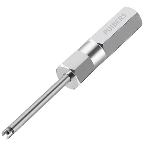 PUIBERS Magnetic Valve Core Removal Tool,Schrader Valve Stem Removal Tools Stem Puller, Great Stainless Steel Tire Valves Tool for Schrader Cores (4 Inch Length)