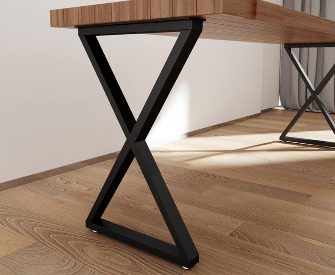 Reyox Metal Legs for Furniture X Shape28 Tall Coffee Table Legs Industrial Iron Dining Desk Leg Modern Hairpin Bench Legs1 Set of 2 pcs