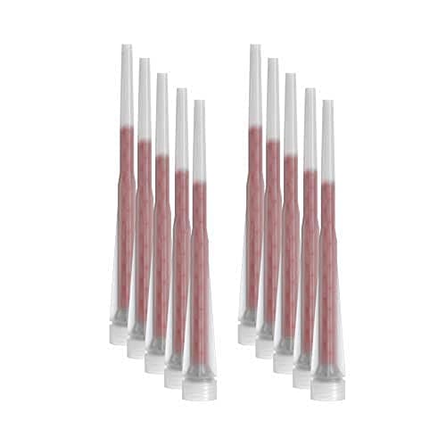 fischer FIS MR Plus Static Mixer for 10.1 Oz Cartridges, 10pcs Polybag, Mixing Nozzles for Injection Mortar, Ensures Proper Resin & Hardener Mixing for Safe, Strong Anchoring