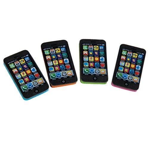 Raymond Geddes Smart Phone Erasers For Kids Pack of 24