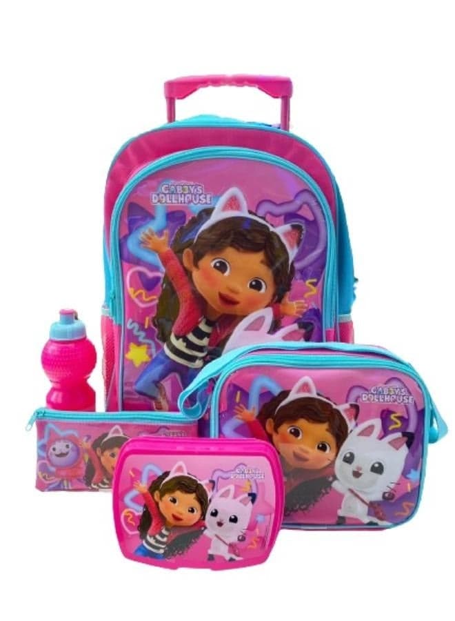 Gabby’s Dollhouse - 5 in 1 Value Pack - Trolley Bag 16 inch