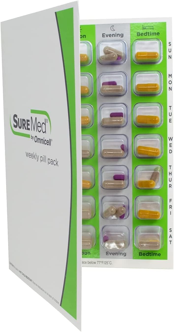 Weekly Pill Pack System for Adults