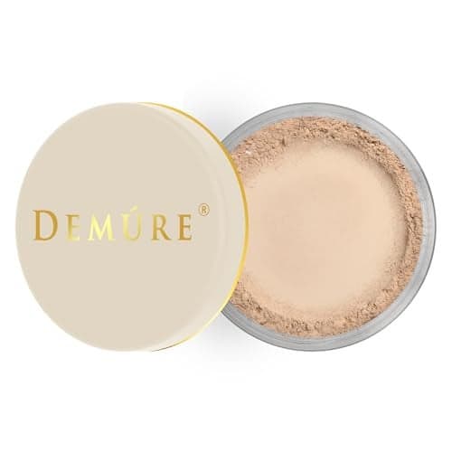 Demure Medium Foundation Powder Loose Face Powder Natural Makeup with Pure Crushed Minerals