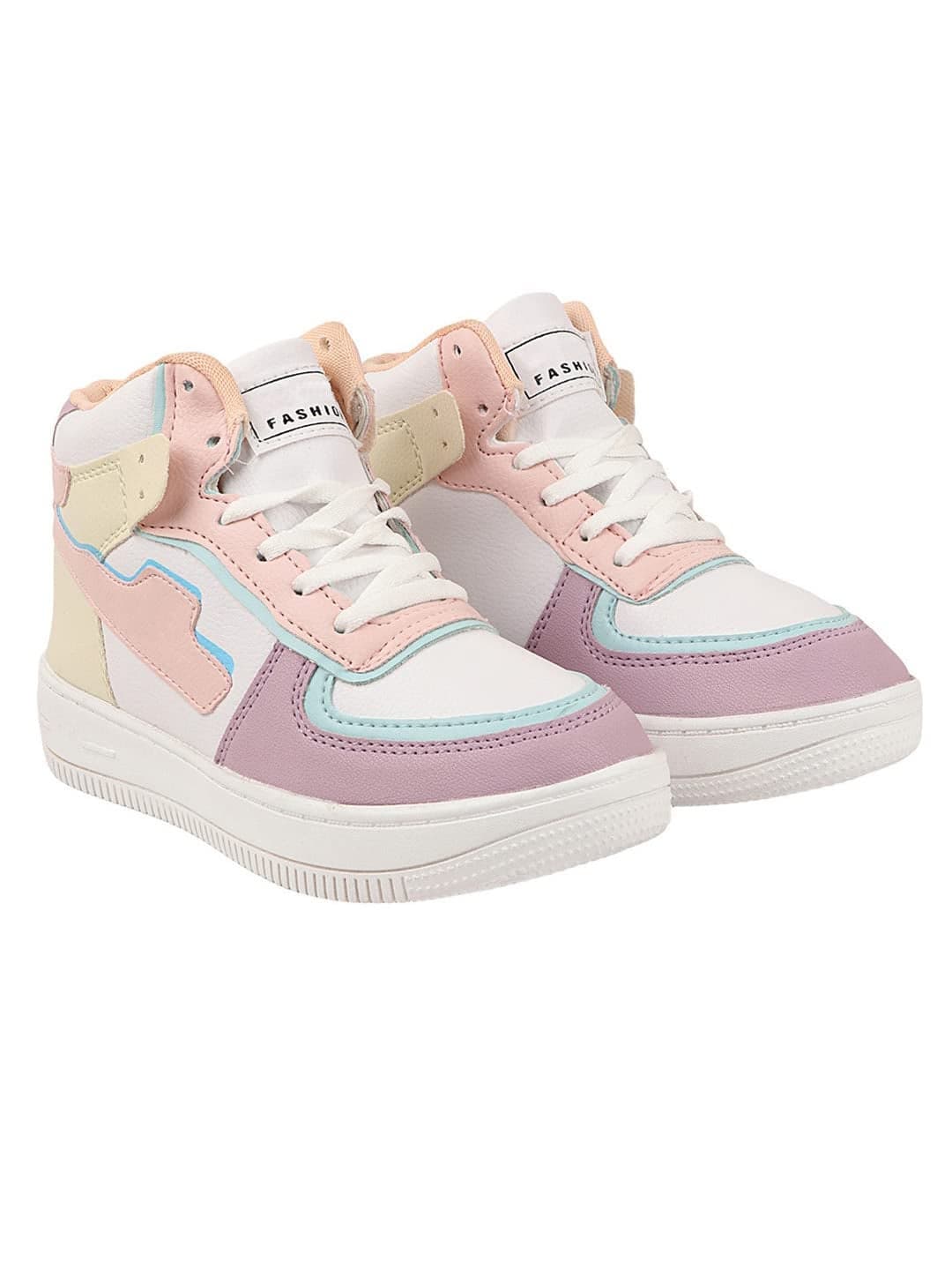Shoetopia Girls MLA Pink Sneaker - 7 UK (Girls-MLA-Pink)
