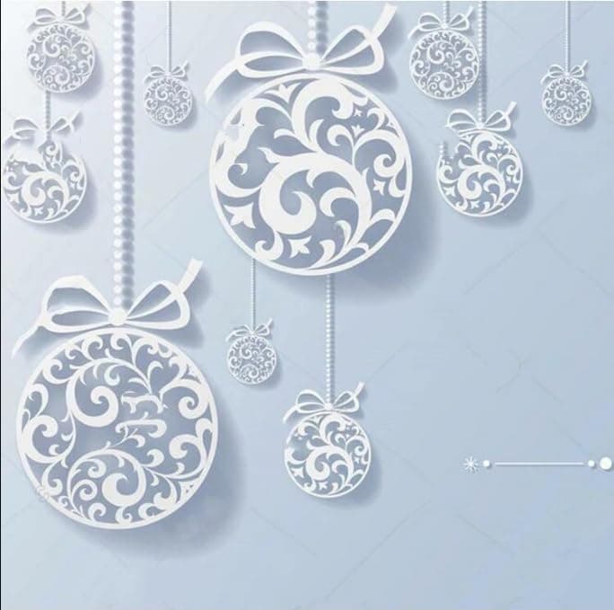 Christmas Bow Balls Metal Die Cuts Dies Stencil Christmas Balls Cutting Dies Cut Stencils DIY Scrapbooking Cards Photo Album Craft Decorative Embossing Paper Dies for Album Card Scrapbooking Making