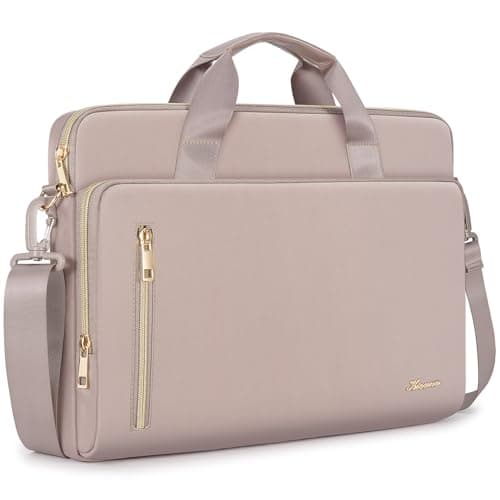 KIZUNA Laptop Bag 15.6 Inch Computer Shoulder Case Sleeve Briefcase For MacBook Air 15 M2/MacBook Pro 16 M3-M1/16 Lenovo Legion Slim 5i Gen 8/Legion Pro 5/Gaming 3i/Slim 3i/IdeaPad 3i/HP,Khaki