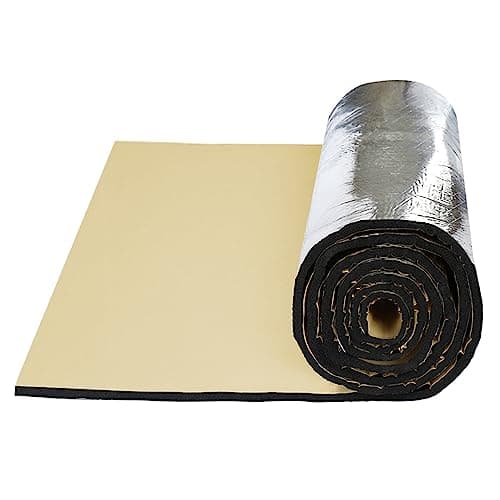 uxcell Heat Sound Deadening Insulation Mat Deadener Pad Car Auto Exhaust Muffler Hood Door Waterproof 394mil 6.4sqft 40x24inch for Car
