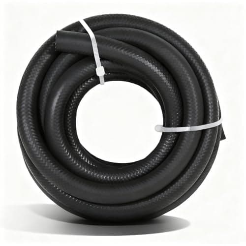 12 Transmission Oil Cooler Hose J1532 Power Steering Hose 20FT Ideal for Fuel Hydraulic and Power Steering 300PSI High Pressure