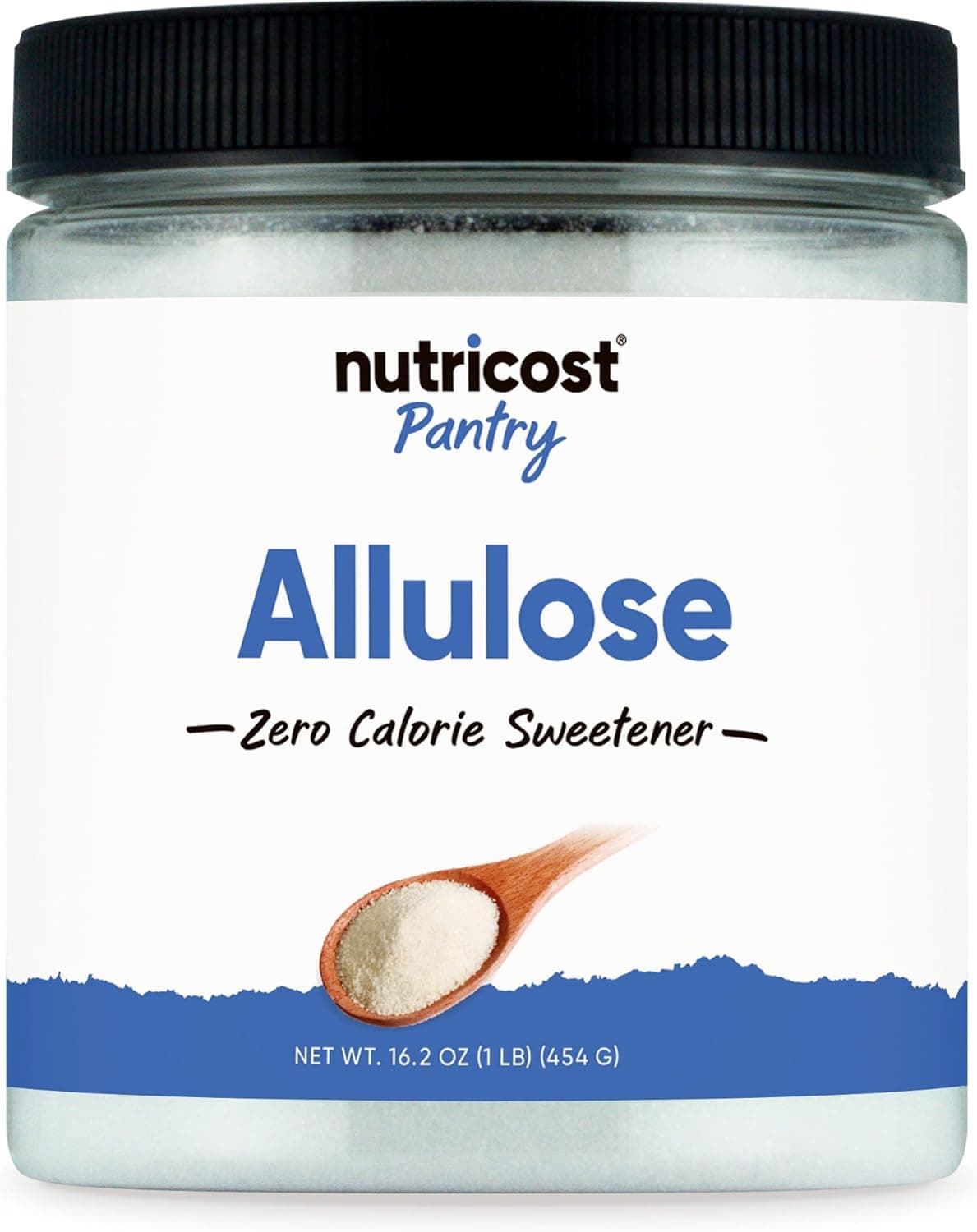 Nutricost Allulose Sweetener (1 LB) - KETO Sugar, 0 Calorie, Low Carb, Natural Sugar Alternative, Crystalline Powder