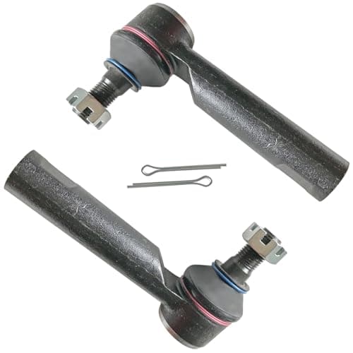 TRQ Outer Left and Right Tie Rod Set 2 Piece Compatible with 2010-22 Lexus GX460 2010-22 Toyota 4Runner 2010-14 Toyota FJ Cruiser 2016-22 Toyota Tacoma 2005-15 Toyota Tacoma Base Model 4 Wheel Drive