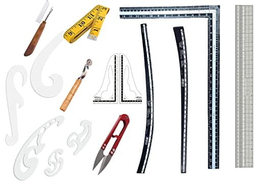 KHYATI Fashion Designing Scale Set/Fashion Designing Tools/Fashion Designing Kit/Tailoring Kit/Fashion Designing Tailoring Scales Set of 15