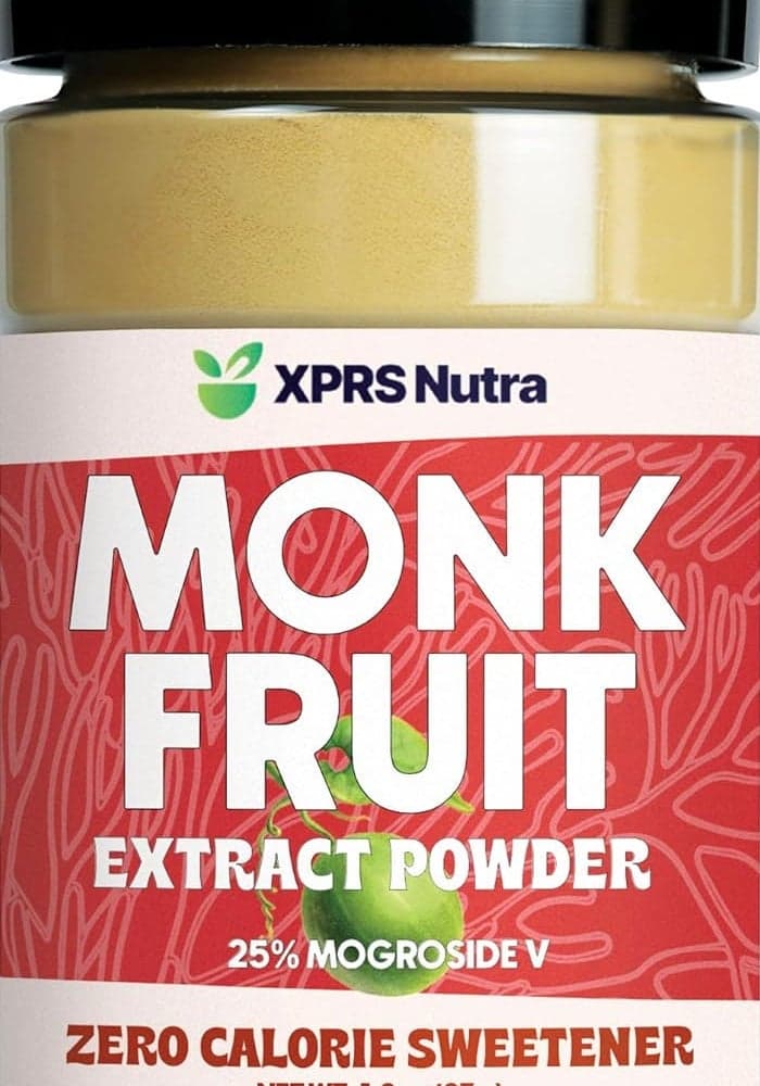 XPRS Nutra Monk Fruit Extract Powder - 1.3 Ounces of 25% Mogroside Zero Calorie Sweetener