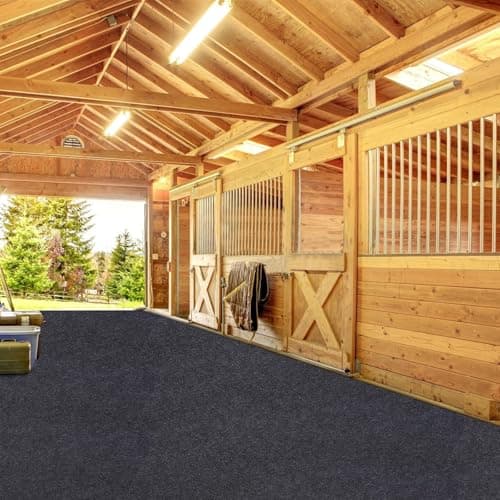 Meitola Horse/Stable Mats - Duty Stall Mats - for Floor Surface/Absorbent mat Lightweight Washable Floor Mat,Back Non-Slip,Keeps Stable Floors Clean and Dry Over time (48''x 72'')