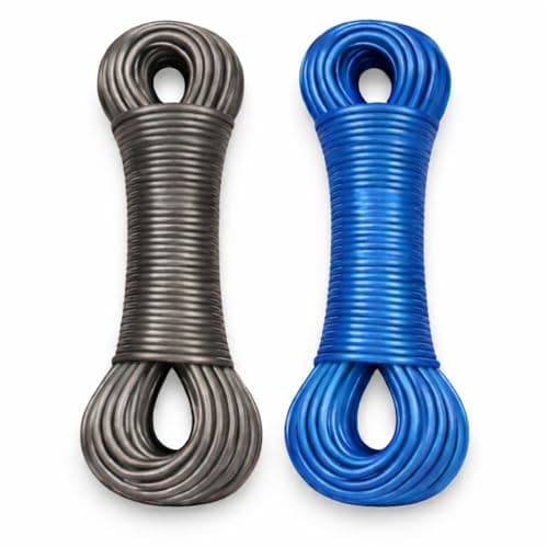 PulGos ππππ€-π, πππ PVC Coated Steel Wire Cloth Rope for Drying Clothes |Clothesline Ropes |Heavy-Duty, Strong Wire for Clothes Hanging and Dry at Home, Balcony & Outdoor Use
