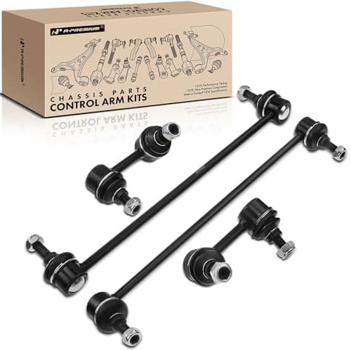 A-Premium Set of 4, Front & Rear Sway Bar Links Kit Stabilizer Bar Links Compatible with Honda Civic 2012-2015, Acura ILX 2013-2019