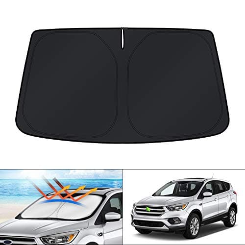 KUST Windshield Sun Shade for 2013 2014 2015 2016 2017 2018 2019 Ford Escape Accessories Sunshade Foldable Window Sun Protector Block UV Rays Keep Car Cooler
