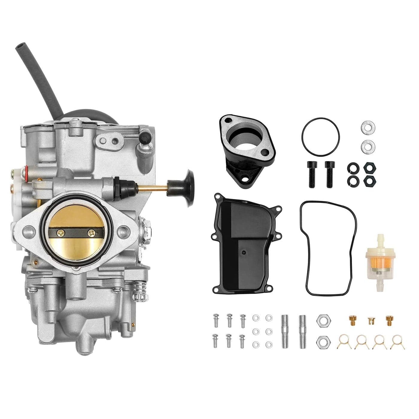 Carburetor Carb with Intake Manifold for ATV Yamaha 19871990 19921995 Moto4 350 YFM350 19872004 Warrior 350 YFM350 19871998 Big Bear 350 YFM350 19961998 Kodiak 400 YFM400