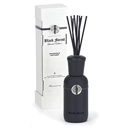 Archipelago Botanicals Black Forest Reed Diffuser, Home Fragrance Reed Diffuser, Includes Fragrance Oil, Decorative Wooden Cap & 10 Diffuser Reeds, Perfect for Home, Office or Gift, 7.85 fl oz