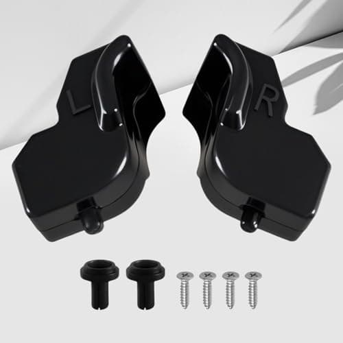 Tailgate Rubber Bumper Cushions for Left and Right Side Tailgate Stopper Limiter Cushions with 4 Metal Bolts Compatible with Ford F-150 2015-2023 Replacement: FL3Z-99439A00-A FL3Z-99439A00-B