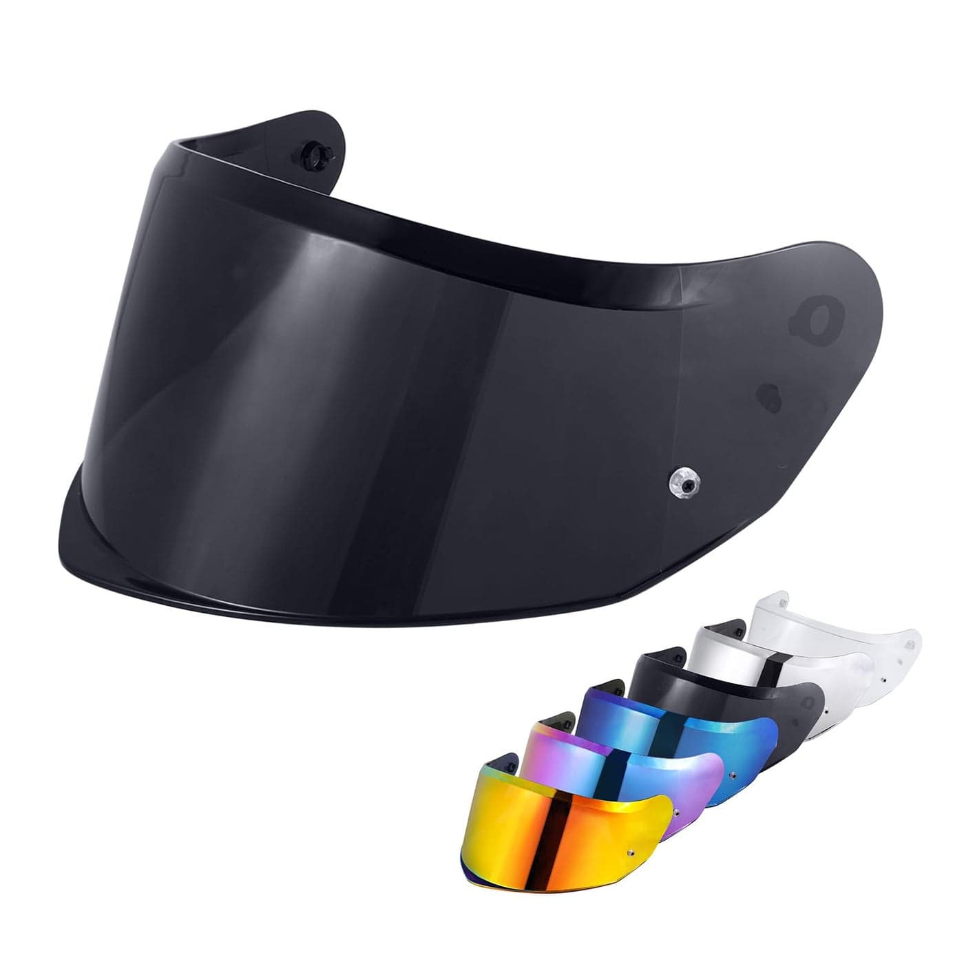 VCOROS Stream II Helmet Visor Face Shield Repalcement Motorcycle Helmets Visor Accessories Black