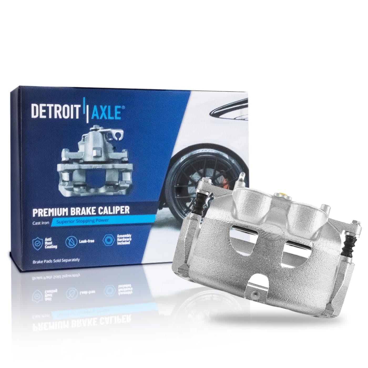 Detroit Axle Front Left Brake Caliper for Ford 20122020 F150 20112013 20152017 Lobo Driver Side Brake Caliper with Bracket 2016 Replacement