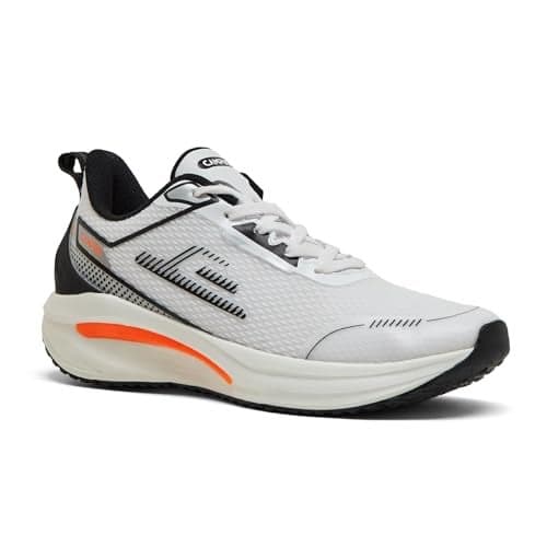 Campus Men STRUT Running Shoes WHT/BLK - 7UK/India, White