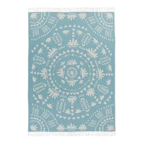 Sand Cloud Large Turkish Beach Towel Sand Free 100 Organic Turkish Cotton Yarn Quick Dry Towel for Beach Picnic Blanket or Throw As Seen on Shark Tank Boho Turquoise XL
