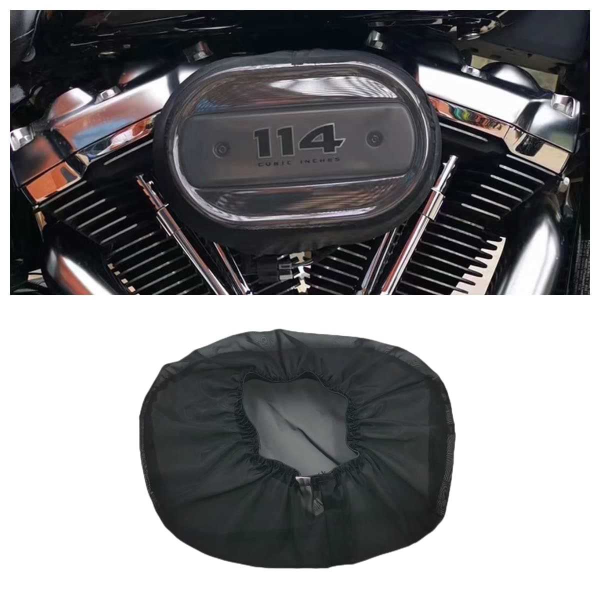M Maintenanse Air Cleaner Filter Waterproof Rain Socker Protective Cover Fit For Harley Touring Flhr Flhx Dyna Softail 114 Road King