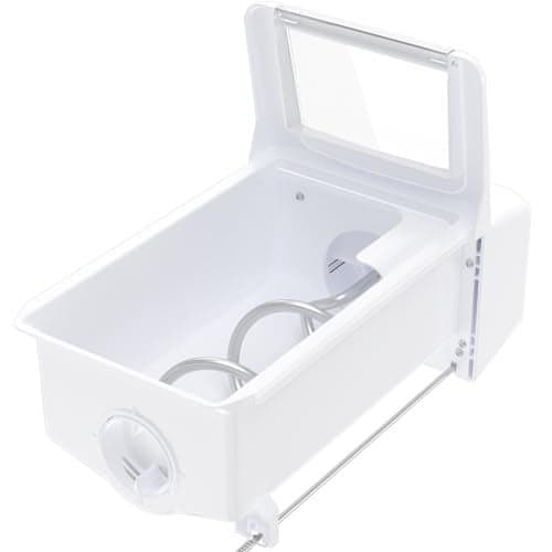 Upgraded WPW10558424 W10558424 Refrigerator Ice Bucket Replacement Compatible with Whirlpool Ice Maker Ice Tray WRS321SDHZ08, WRS321SDHZ05, WRS321SDHZ01, WRS322FDAM04 Parts for Whirlpool Ice Bin Tray