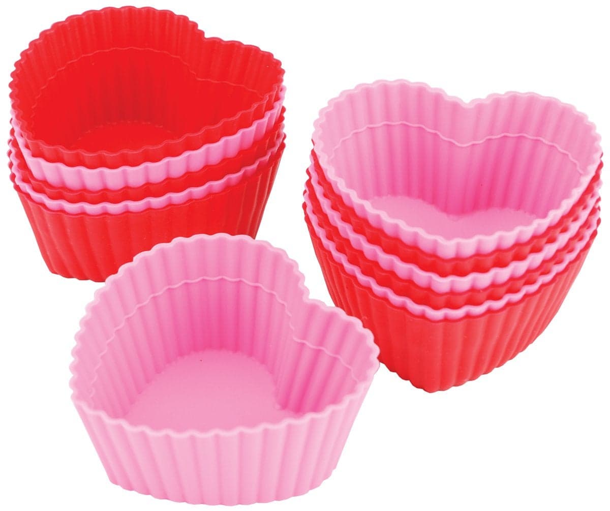 Wilton Heart Silicone Baking Cup 12Ct