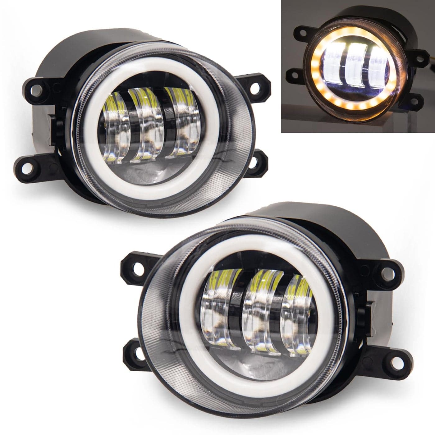 Driving LED Fog Lights for 20112013 CT200h 20112014 IS250350 Toyota 4Runner Avalon Camry Highlander Rav4 Matrix Prius LED Fog Light Replacement 1 Pair Includes DRL