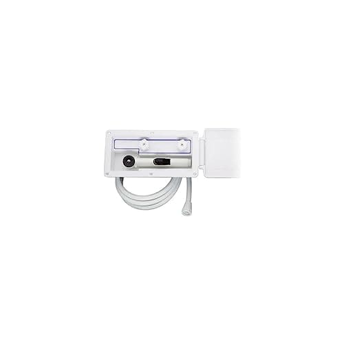 Attwood 4131-4 Aft-Deck Hot and Cold Freshwater Exterior Boat Shower Box Kit