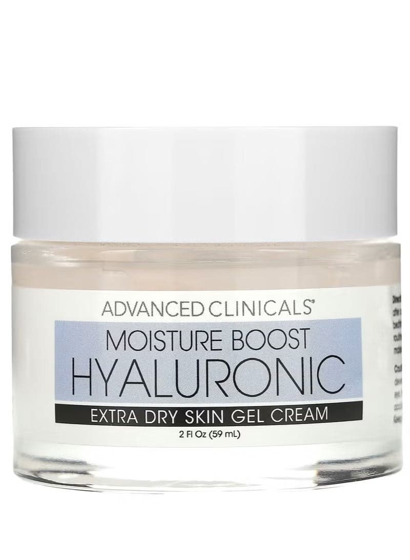 Advanced Clinicals, Hyaluronic Acid Moisturizing Gel Cream, Extra Dry Skin, 2 fl oz (59 ml)