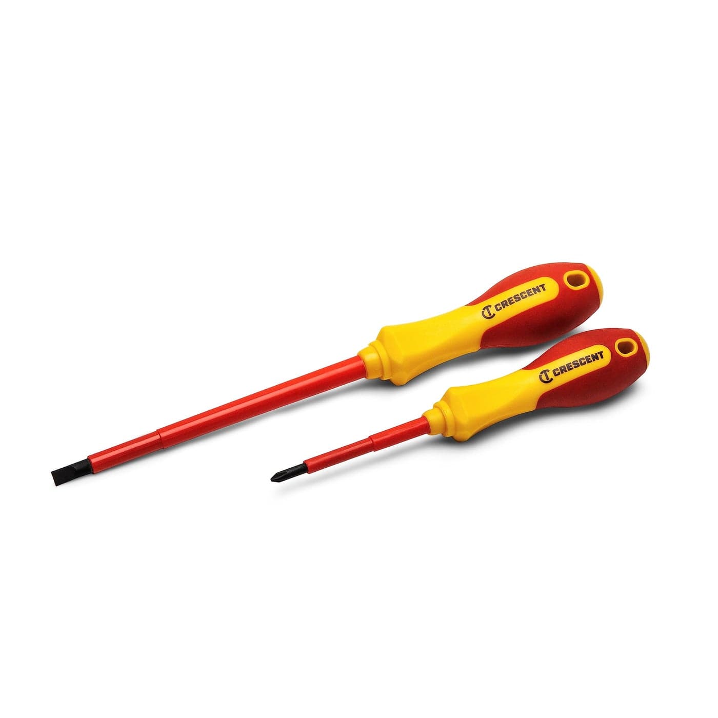 Crescent CRESCENT 2 Piece Insulated Mixed Screwdriver Set Phillips 1x3 and Slotted 14x6 CVDE2PCSET