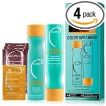 Malibu C Hydrate Color Wellness Collection Treatment Kit 266ml Shampoo 266ml Conditioner and 4 Replenish Mask Packet