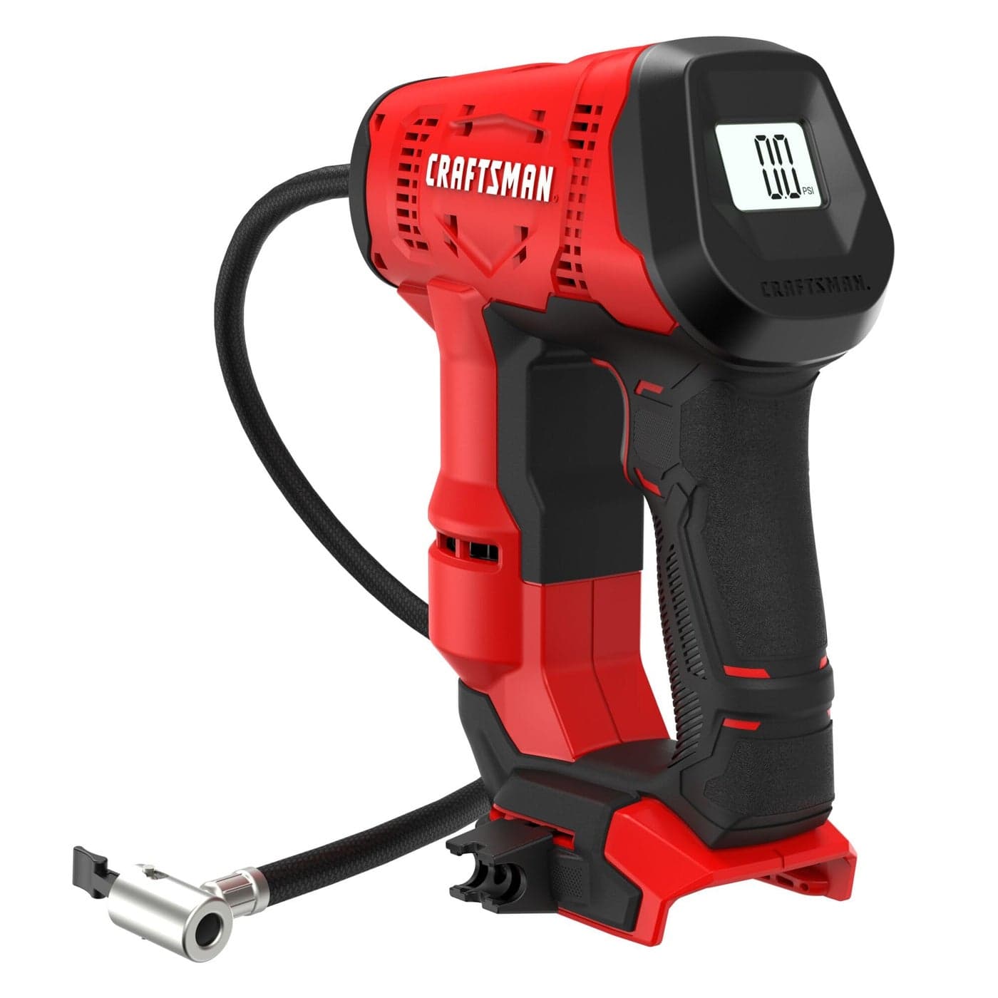 CRAFTSMAN V20 Air Compressor Portable Cordless Tire Inflator Up To 150 PSI Tire Pump with Digital Pressure Gauge Tool Only CMCE521B