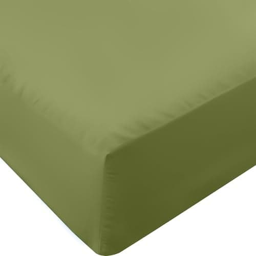 Utopia Bedding Queen Fitted Sheet - Bottom Sheet - Deep Pocket - Soft Microfiber - Shrinkage and Fade Resistant-Easy Care -1 Fitted Sheet Only (Olive)