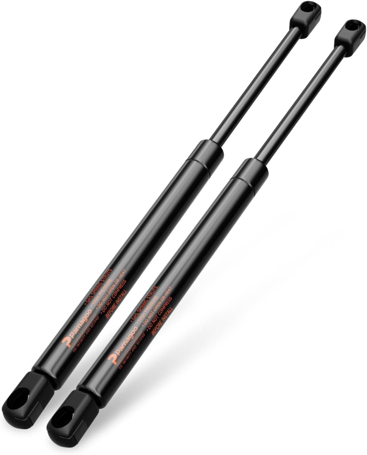 PAMAGOO 20 Inch Gas Strut 15 lbs Per Shock - 2 Pack for RV and Camper Door Support