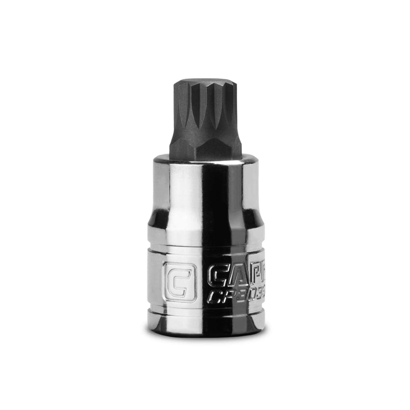 Capri Tools 10 mm M10 Stubby XZN Triple Square Bit Socket 38Inch Drive 10mm M10 Stubby CP30356