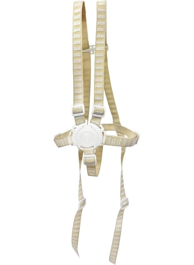 ZARPMA High Chair Straps, Universal Replacement Harness Strap Belt for Chair Compatible for Tripp Trapp Stokke HighChair (Yellow)