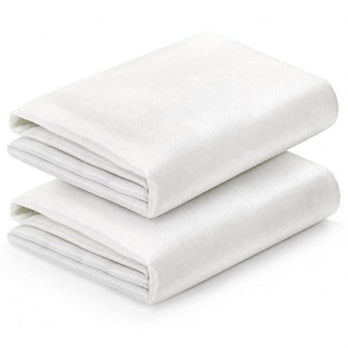 ZENFUN 2 Packs 6 oz 12 Feet x 50 Inches(Each) Fiberglass Cloth, E-Glass Plain Weave, Fiber Glass Fabric Fiberglass Sheet for Boat Auto Surfboard Tub Pool Repair