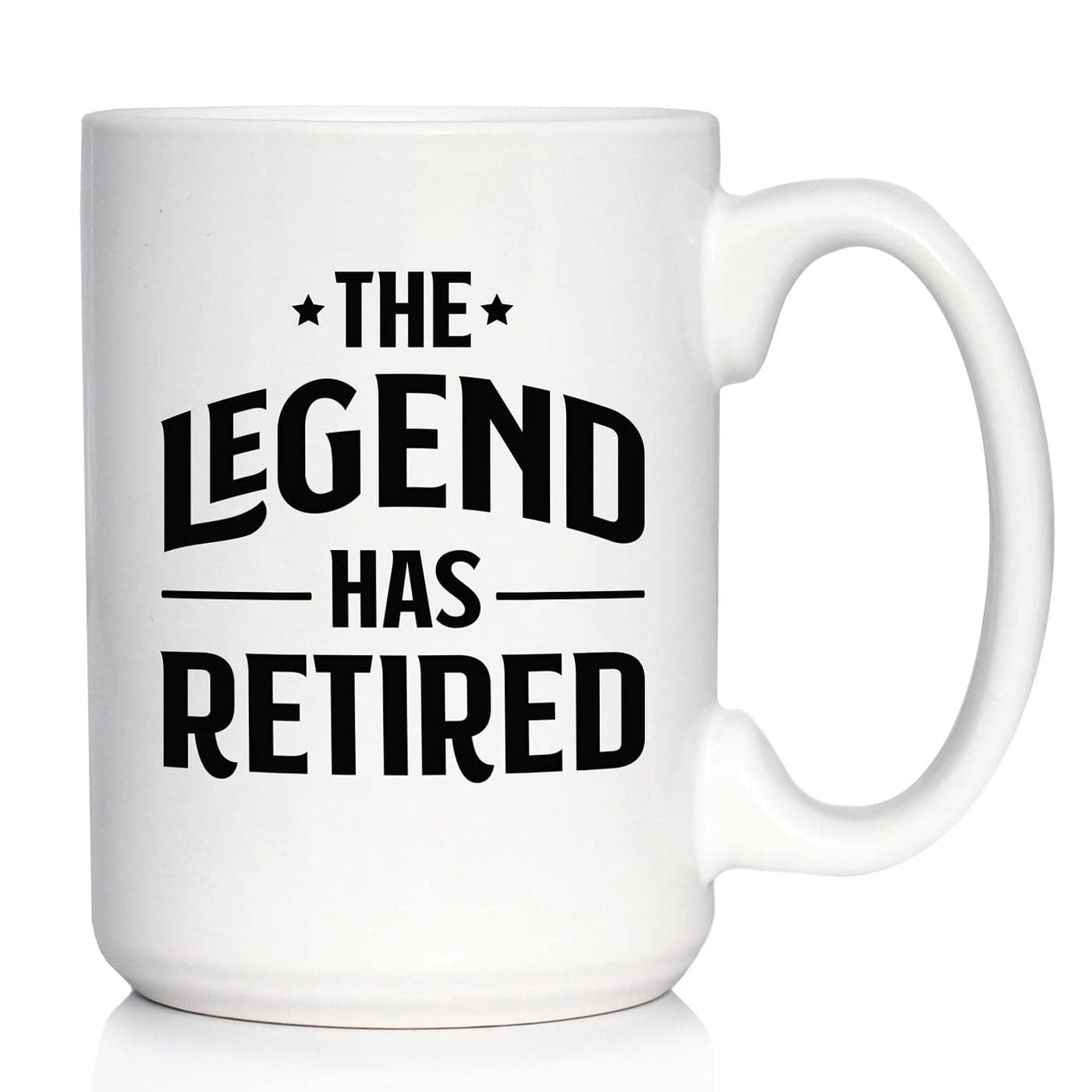 The Legend Has Retired Funny Coffee Mug Retirement Gift for Boss or Coworkers Large 15 Oz Ceramic Coffee Cup
