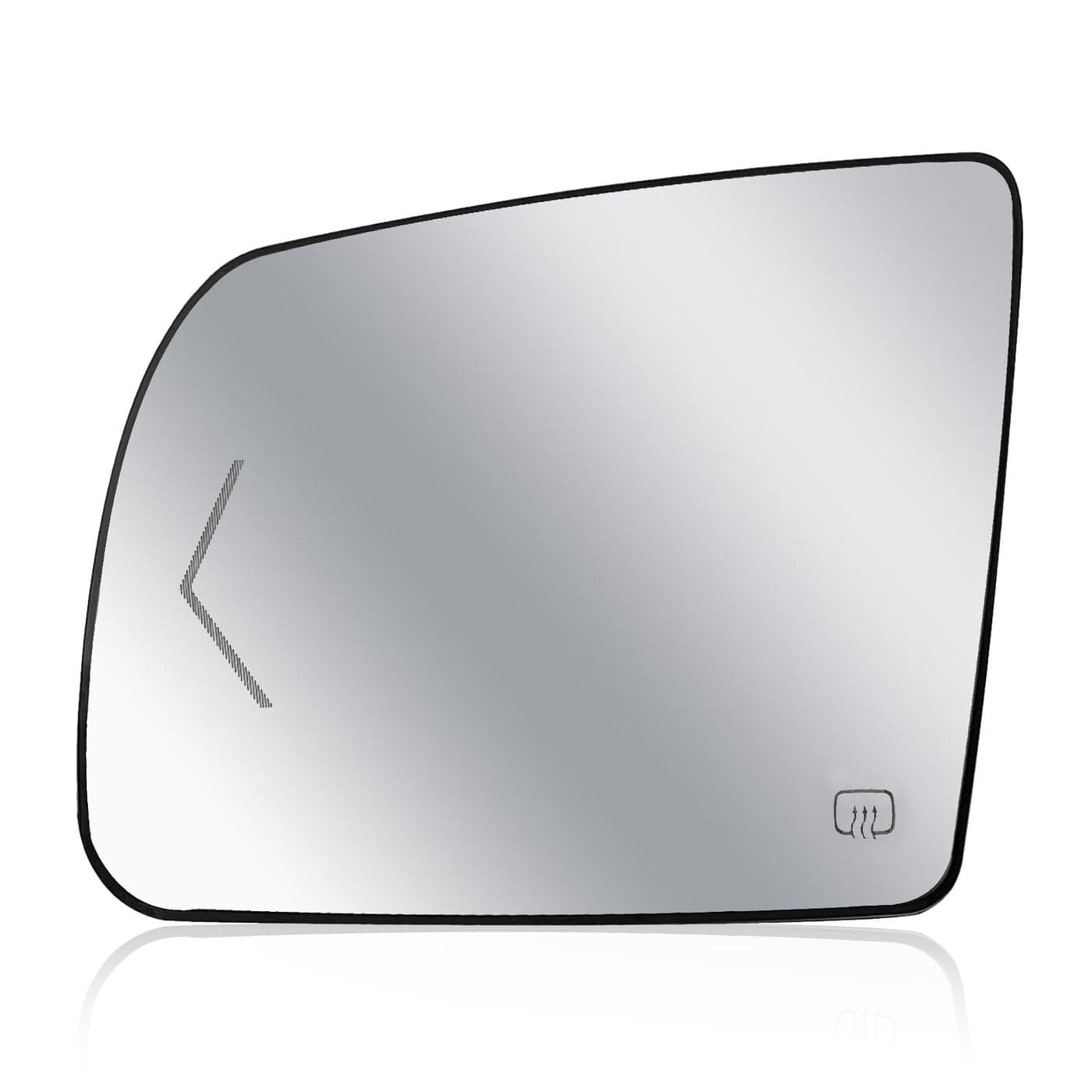 Toyota Driver Left Side Heated Convex Mirror Glass Side View with Rear Holder and Turn Signal Replacement for 20082017 Sequoia 20072020 Tundra Passenger Side