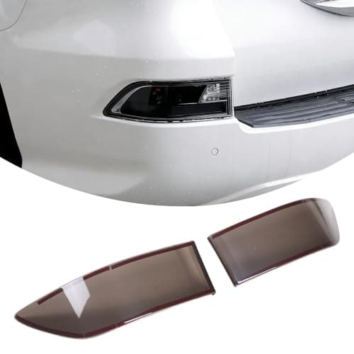 Moittellc Smoked Rear Fog Lamp Cover Compatible with LEXUS GX460 2014-2021, Bumper Lights Trim, Decorative Protector Accessories, Black
