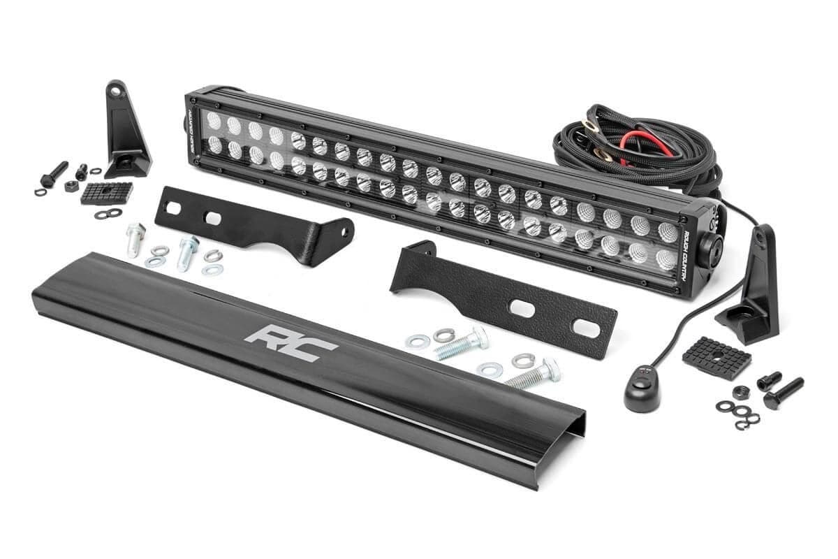 Rough Country 20 Black Series LED Bumper Kit for 1120 Grand Cherokee 70773