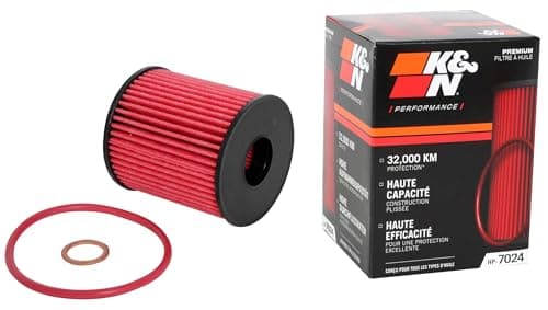 KN Premium Oil Filter 20000 Mile Engine Protection High CapacityHigh Efficiency Compatible with MINIFORDPEUGEOTLAND ROVER See Product Description for Select Models HP7024