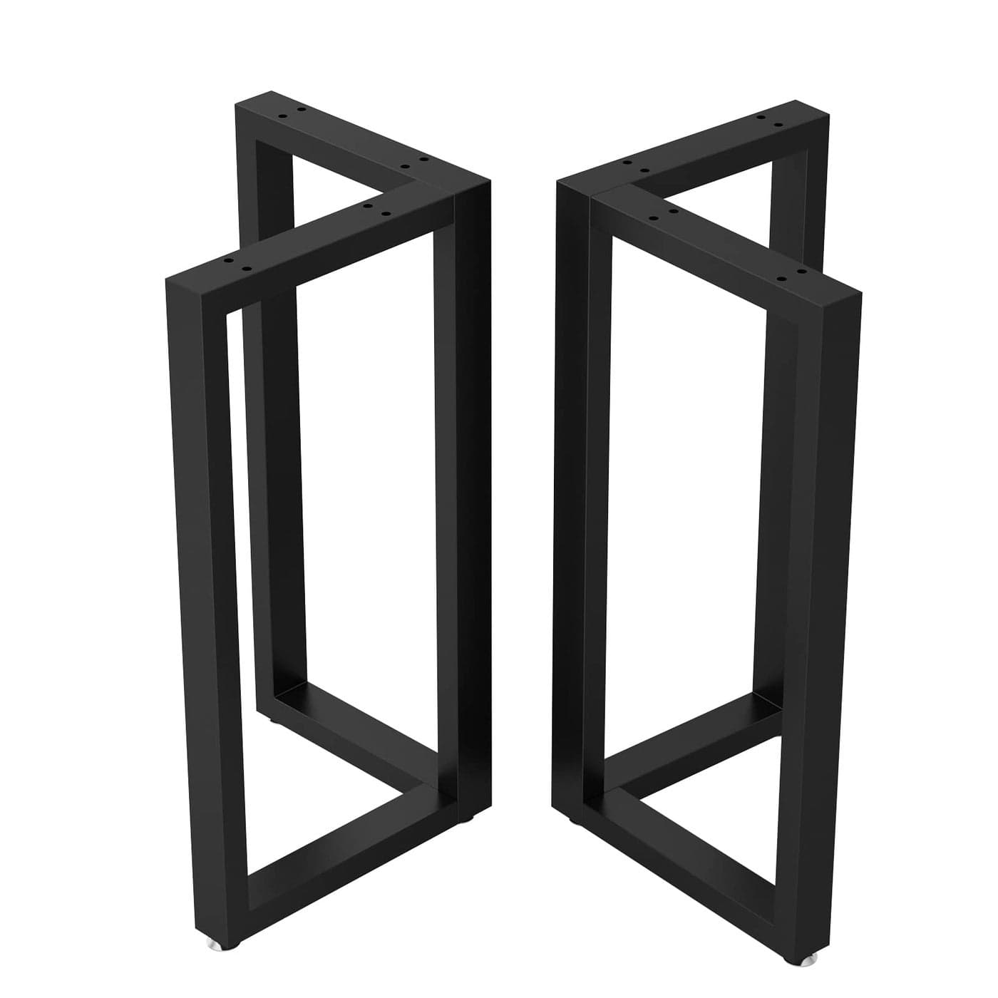 Metal Legs for Table V Shape 28 H Tall Metal Black Table Leg Heavy Duty Industrial Desk Legs Set of 2