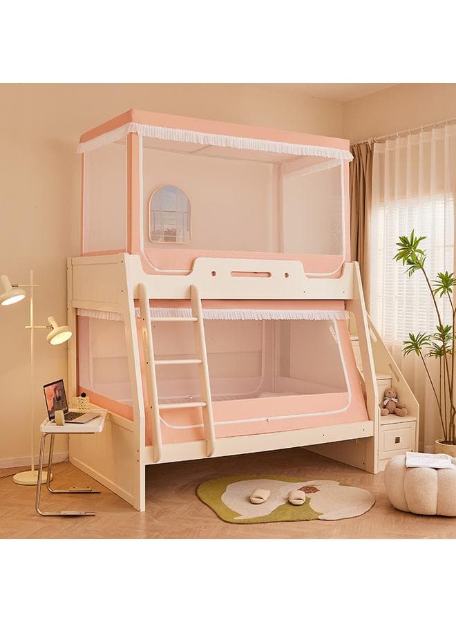 Class A Maternal And Infant Grade Upper And Lower Bed Mosquito Net Bed Bed Mosquito Net Bookshelf Student Dormitory Shading Mosquito Net High Telescopic
