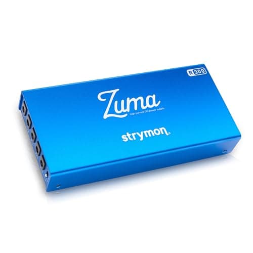 Strymon Zuma R300 Expandable Guitar Effects Pedal Power Supply for 9V, 12V, and 18V Guitar Pedals and Pedalboards, Ultra Low Profile Design